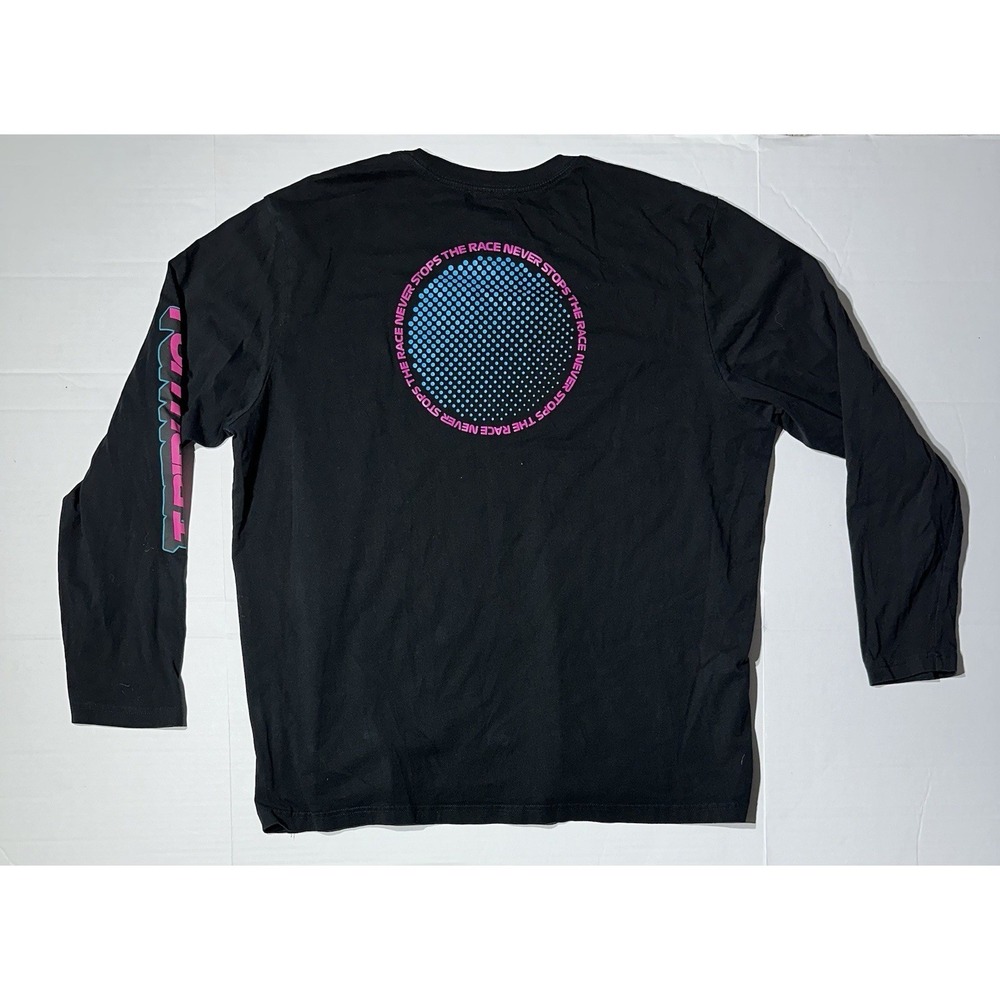 Formula‎ 1 T Shirt 2XL Black And Please Role Double Sided Graphic And Embroidery